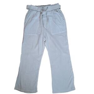 Sincerely Jules Gray+ Beige Paperbag Pants Size Medium